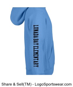 DOLPHIN LOGO Adult sweatshirt with sleeve detail Design Zoom